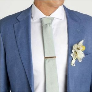 Birdy Grey Sage Green Matte Neck Tie NWT